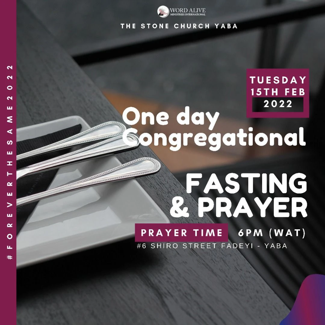 Anniversary Fasting Prayers Word Alive Ministries